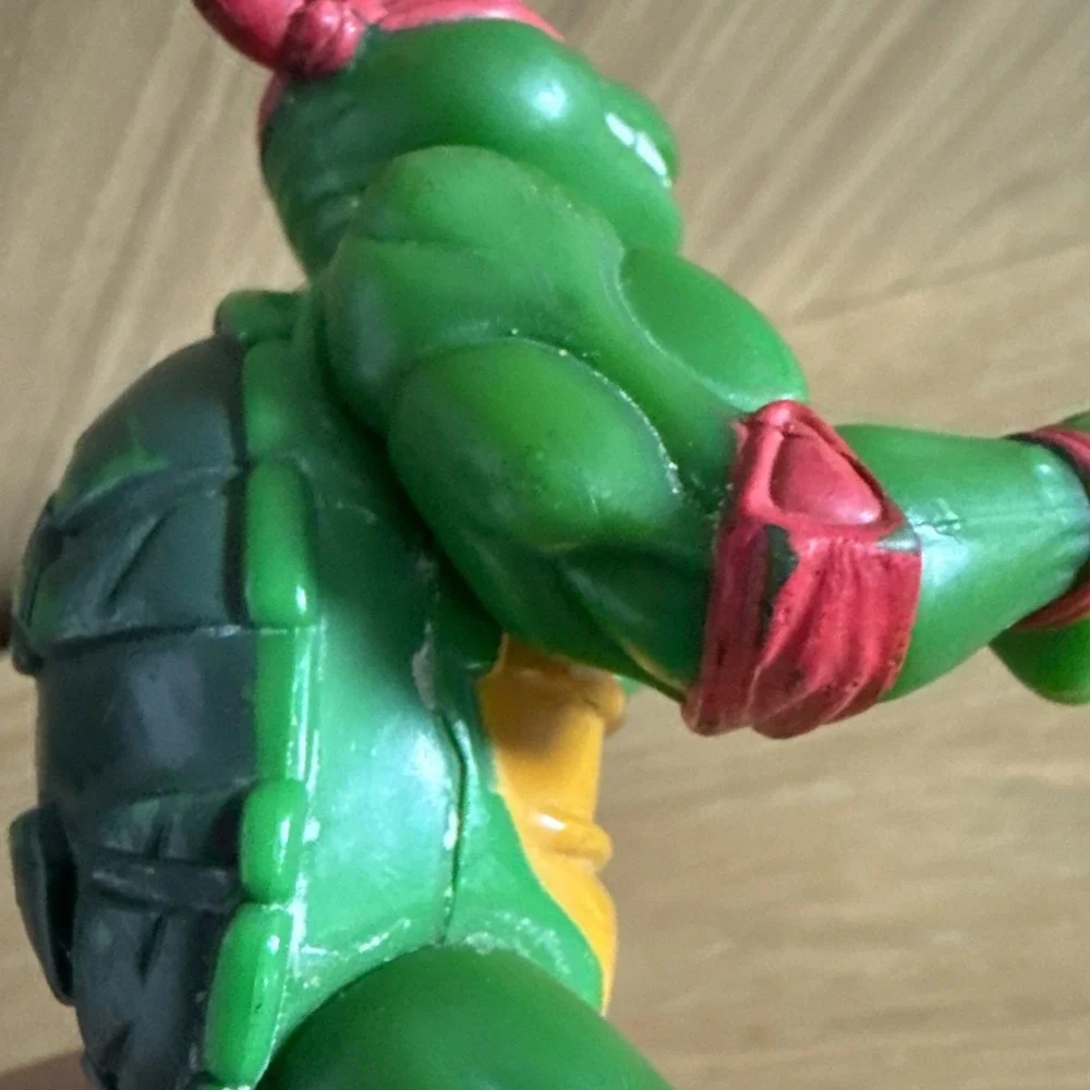 Vintage TMNT 1989 Wacky Action Breakfightin‎ Raphael Figure (No Accessories)